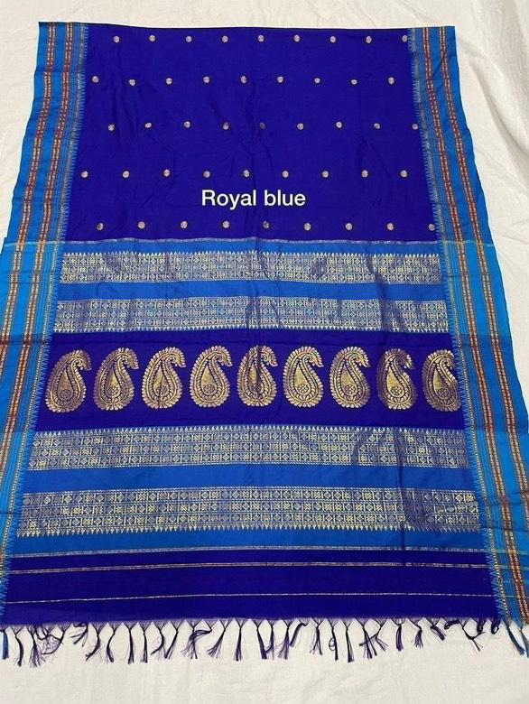 Lightweight Cotton Casual Saree - Front View