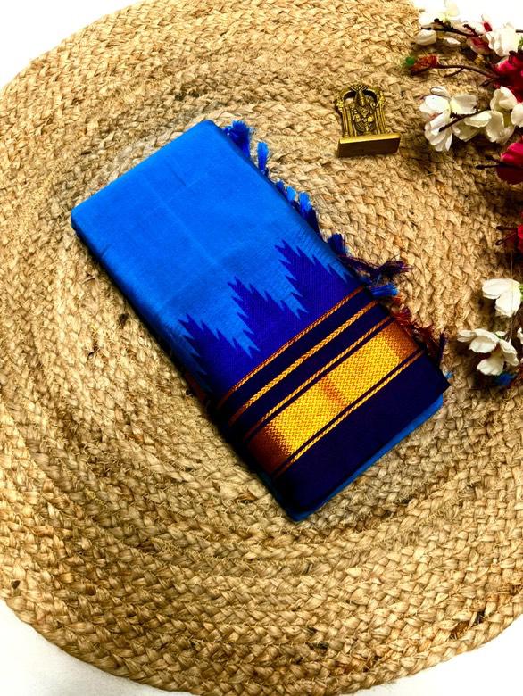 Designer Georgette Party Saree - Front View